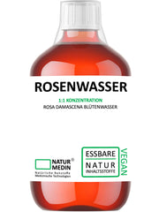 Rosenwasser Lebensmittel zum backen mit Messbächer