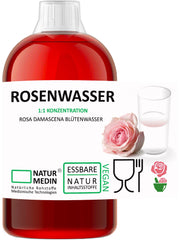Rosenwasser zum Backen LEBENSMITTEL 1000ml PET