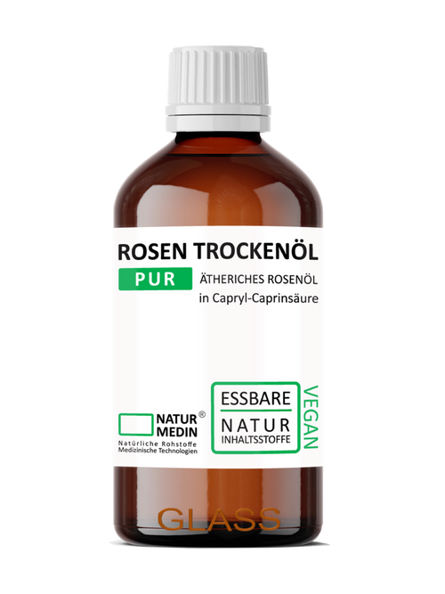 Rosen Trockenöl. ESSBAR 100% Naturrein