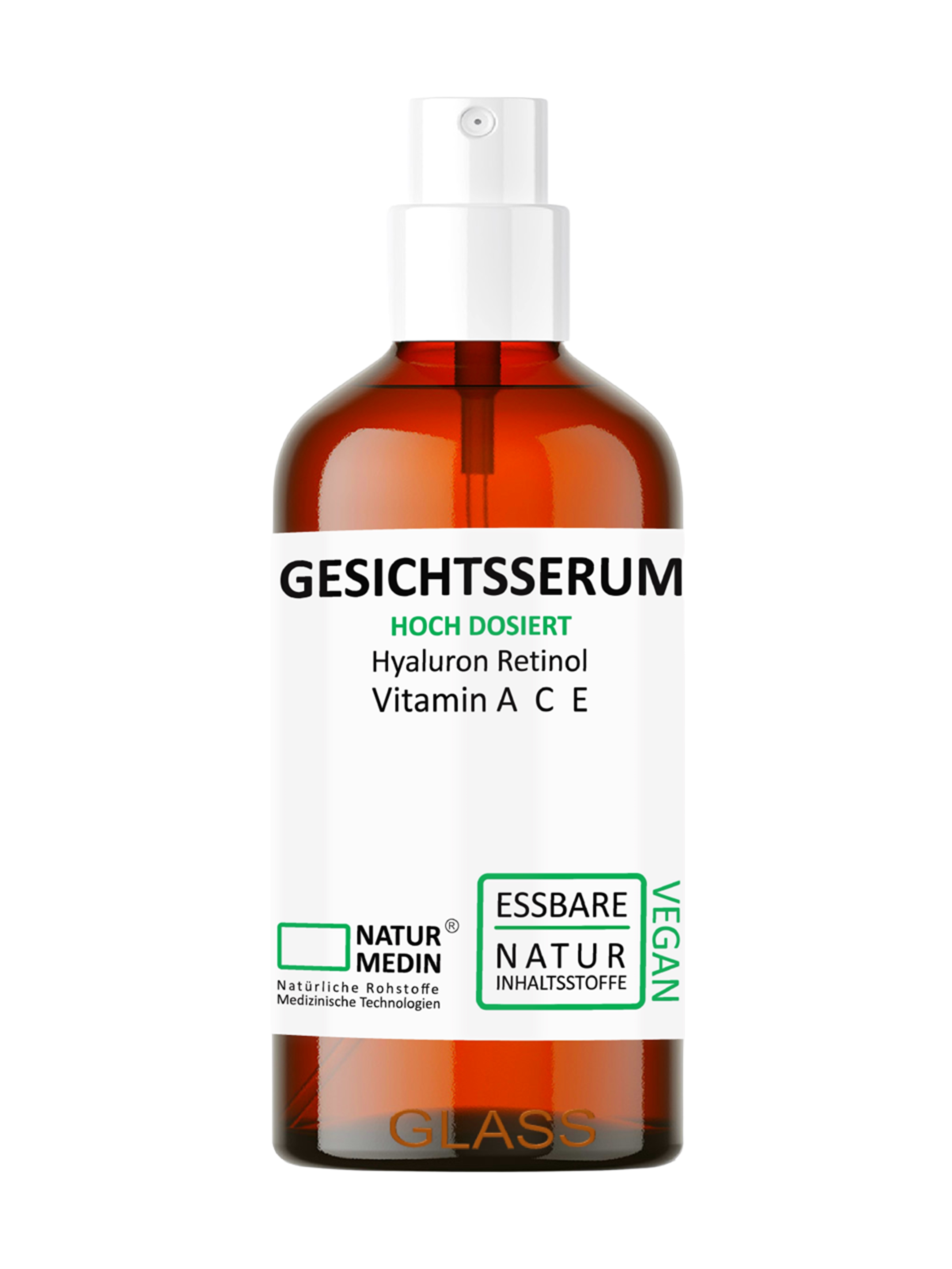 Rosenwasser Gesichtsserum mit Vitamin A C E