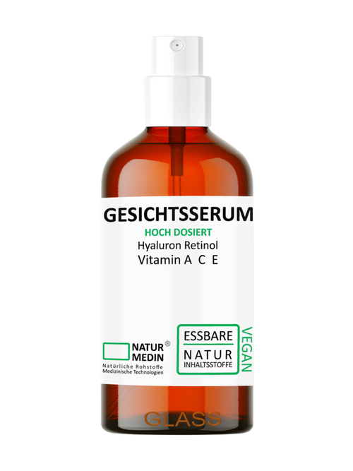 Rosenwasser Gesichtsserum mit Vitamin A C E
