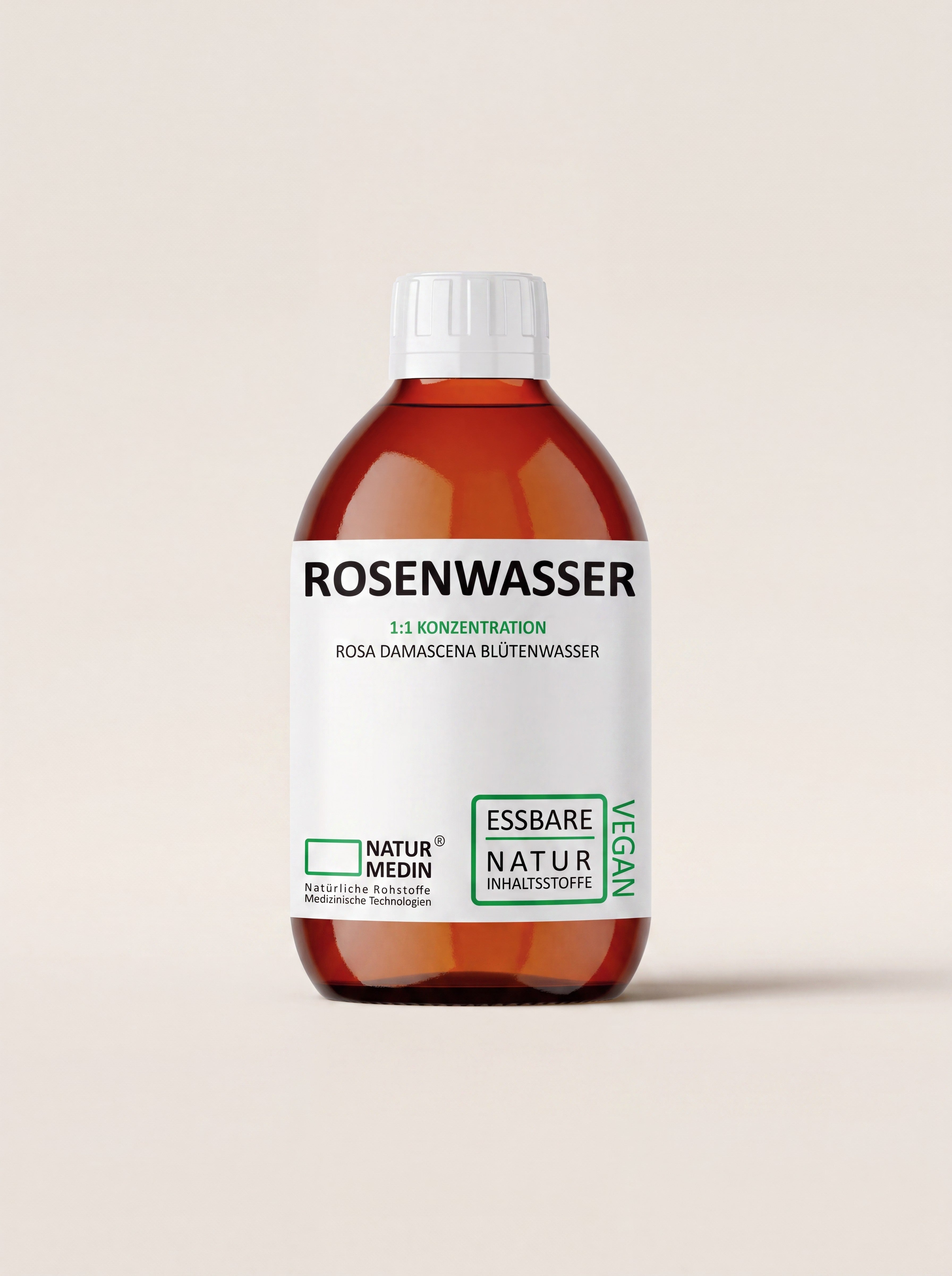 Naturmedin Rosenwasser – beruhigt gereizte und trockene Haut auf natürliche Weise