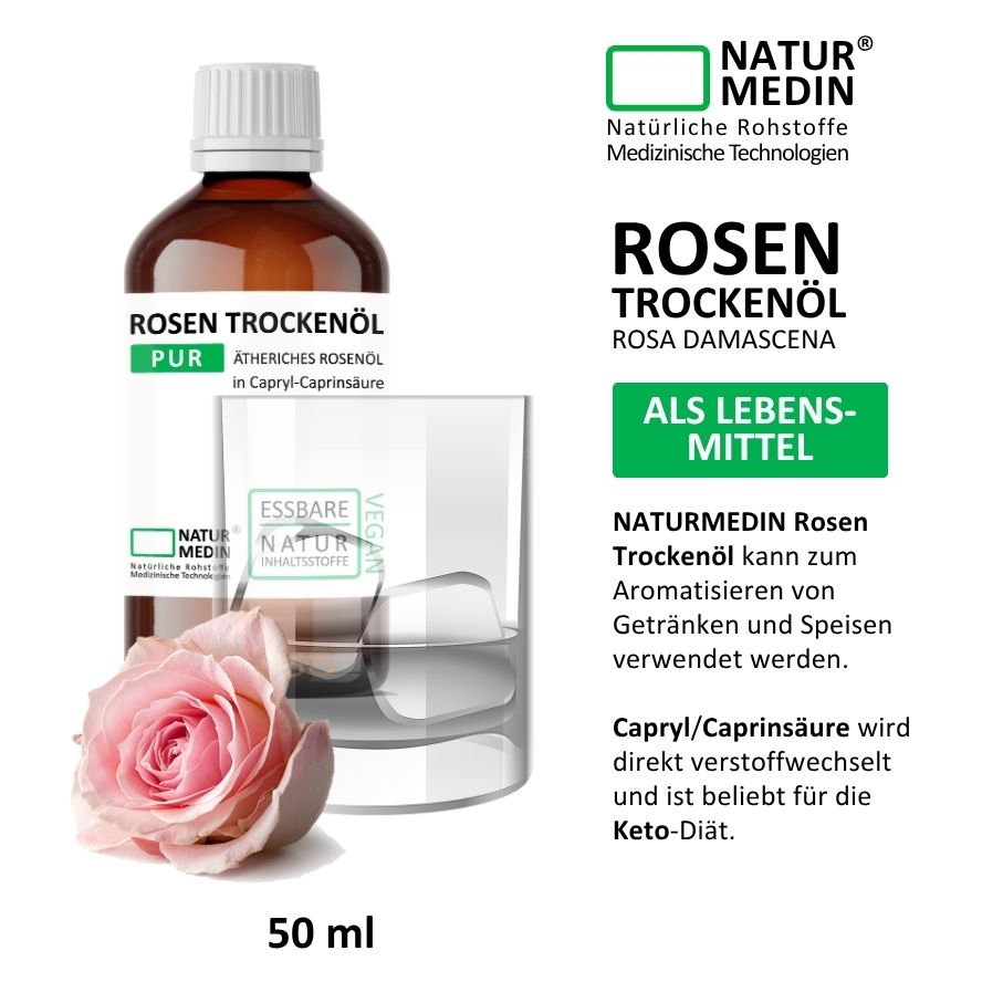 Rosen Gesichts Öl 100% Natur Vegan Ätherische Öle