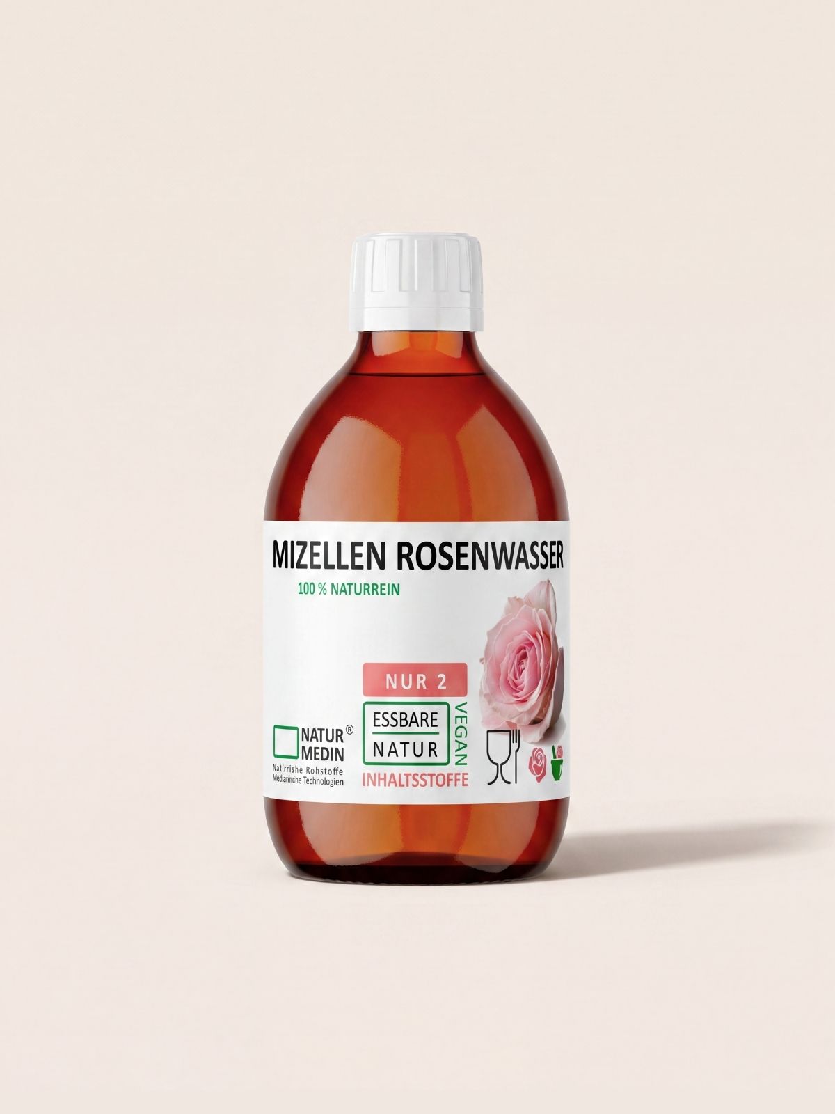 Naturmedin Mizellenwasser für empfindliche Haut – sanfte Tiefenreinigung mit nur 2 Inhaltsstoffen