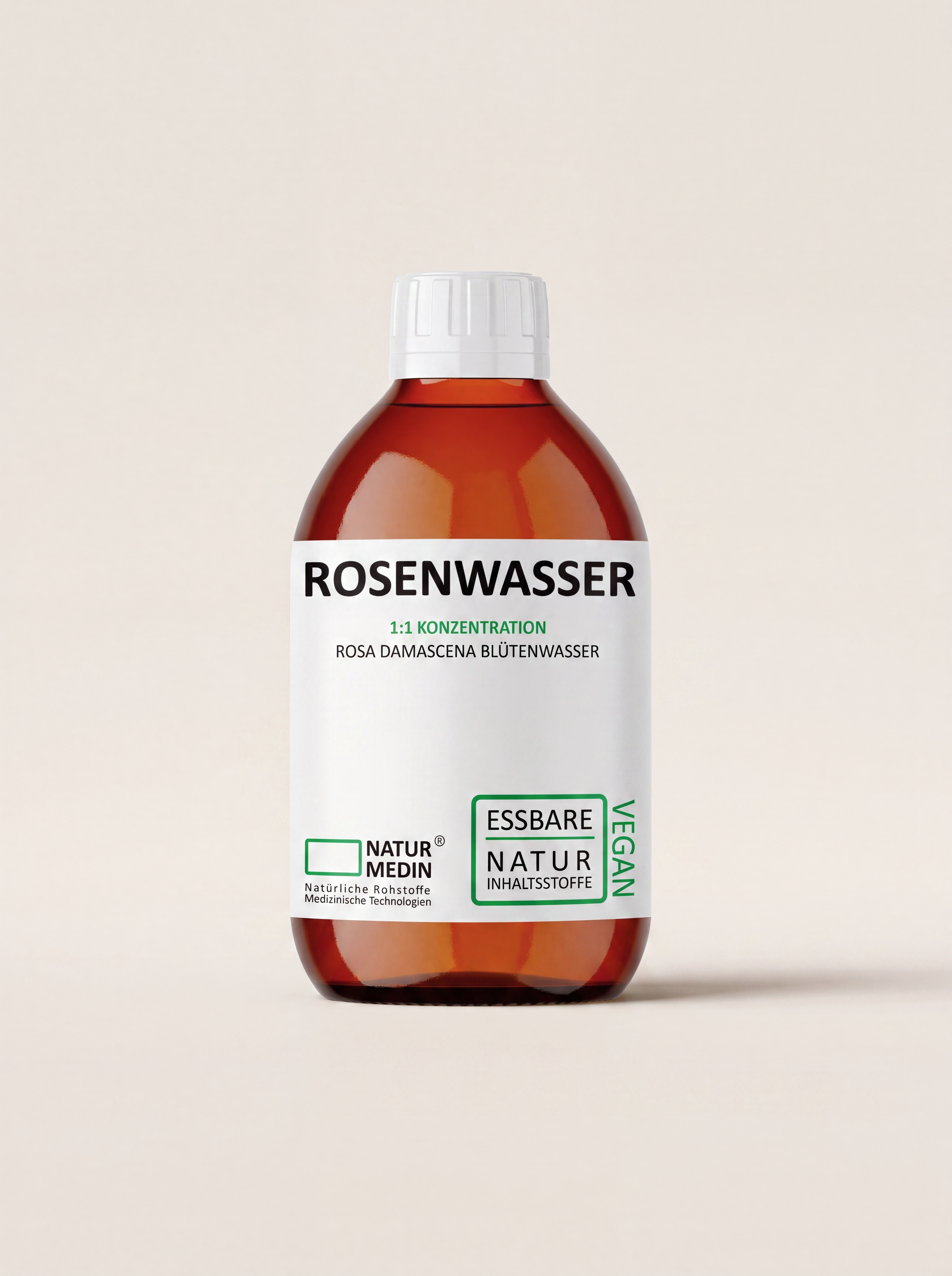 Naturmedin Rosenwasser – beruhigt gereizte und trockene Haut auf natürliche Weise