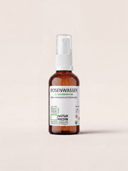Naturmedin Rosenwasser Spray 50 ml – 100% naturreines Gesichtswasser für Haut, Haare und empfindliche Haut