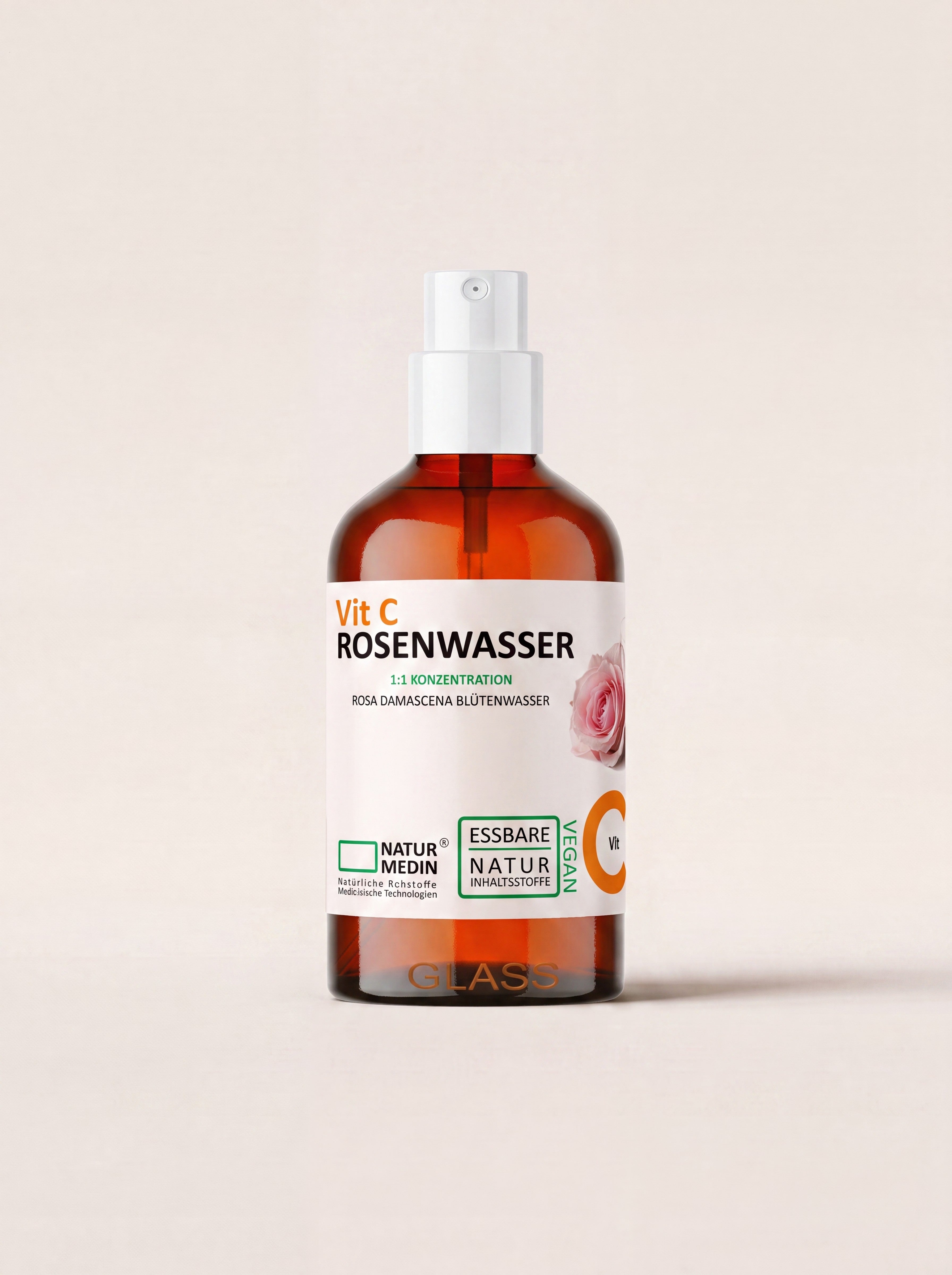 Rosenwasser Vitamin C – feuchtigkeitsspendend & beruhigend für eine strahlende Haut