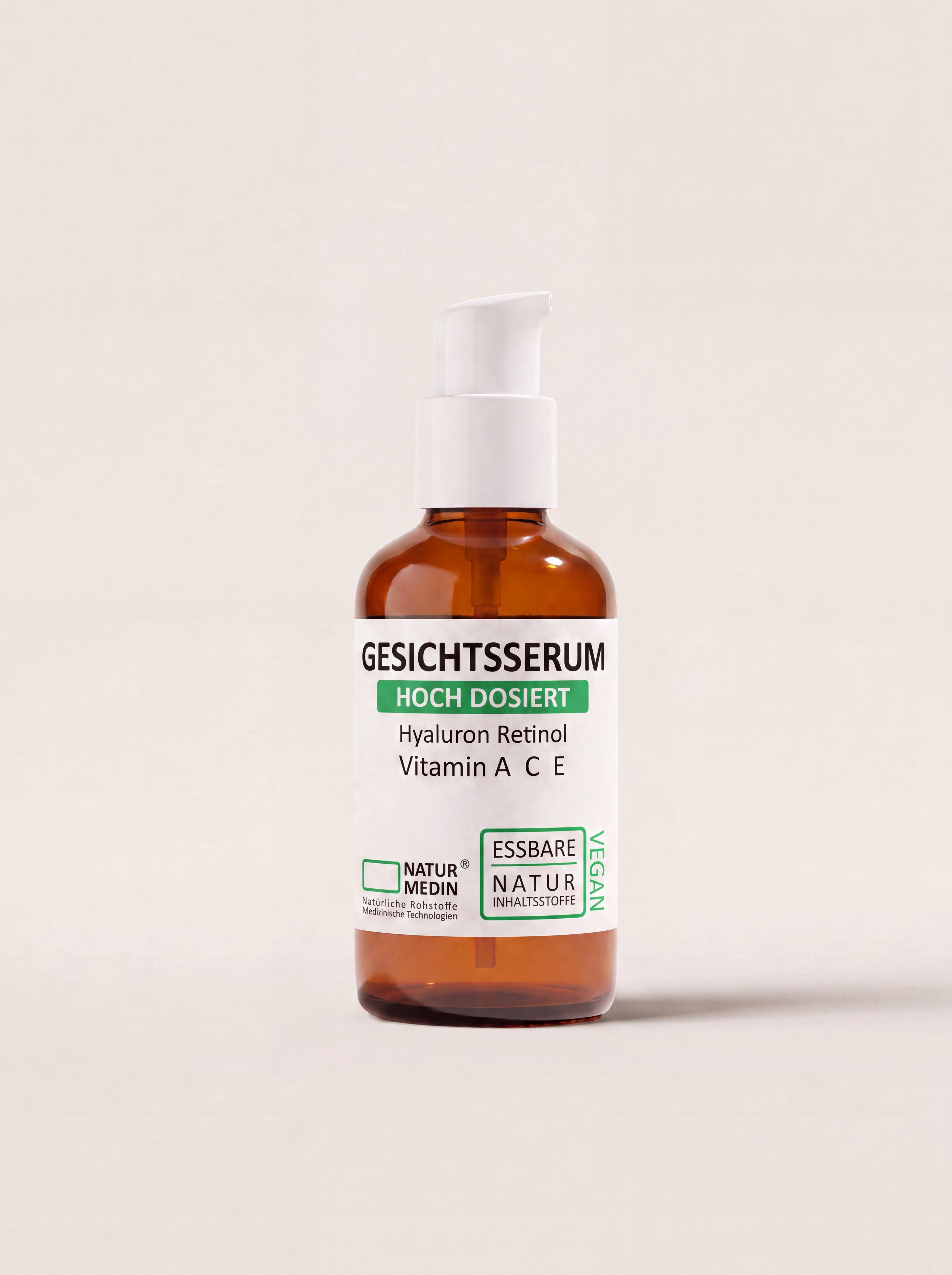 Gesichtsserum Hyaluron, Retinol, Vitamin ACE – für strahlende und straffere Haut